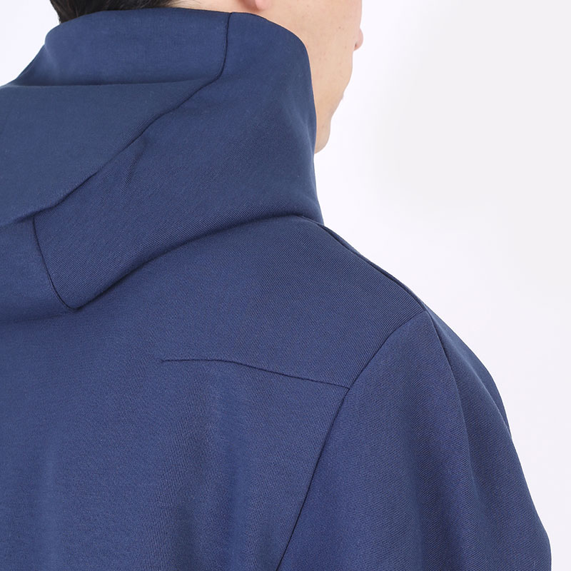 мужская синяя толстовка Nike Tech Fleece Hoodie Full-Zip CU4489-410 - цена, описание, фото 7